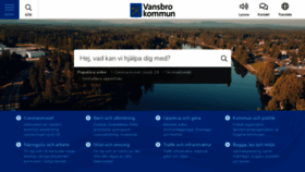 What Vansbro.se website looked like in 2020 (3 years ago)