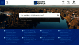 What Vansbro.se website looked like in 2020 (5 years ago)