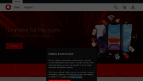 What Vodafone.ie website looked like in 2020 (5 years ago)