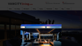 What Vancityliving.com website looked like in 2020 (3 years ago)