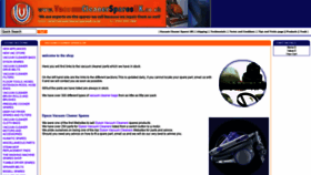 What Vacuumcleanersparesuk.co.uk website looked like in 2020 (3 years ago)