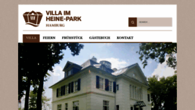 What Villa-im-heine-park.de website looked like in 2020 (5 years ago)