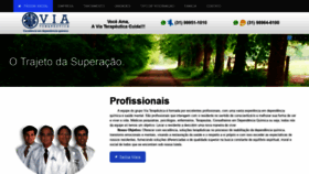What Viaterapeutica.com.br website looked like in 2020 (3 years ago)