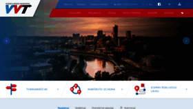 What Vilniausviesasistransportas.lt website looked like in 2020 (3 years ago)