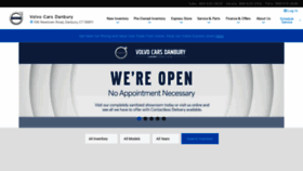 What Volvoofdanbury.com website looked like in 2020 (3 years ago)