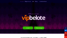 What Vipbelote.com website looked like in 2020 (3 years ago)