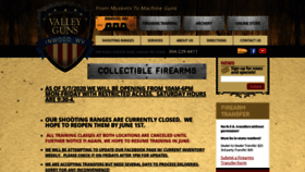 What Valleyguns2.com website looked like in 2020 (3 years ago)
