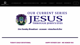 What Vistachurch.com website looked like in 2020 (3 years ago)