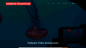 What Vidmatedownload.co.in website looked like in 2020 (3 years ago)