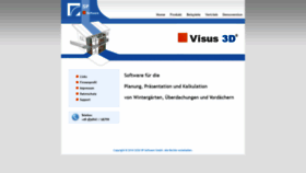 What Visus3d.de website looked like in 2020 (3 years ago)
