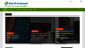 What Vital-fit-und-gesund.de website looked like in 2020 (3 years ago)