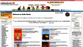 What Vedicbooks.net website looked like in 2020 (3 years ago)