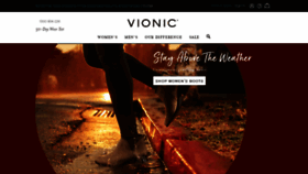 What Vionicshoes.com.au website looked like in 2020 (3 years ago)