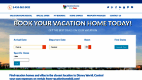 What Vacationhomebid.com website looked like in 2020 (3 years ago)