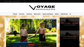 What Voyagemagazin.sk website looked like in 2020 (3 years ago)