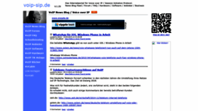 What Voip-sip.de website looked like in 2020 (3 years ago)