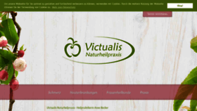 What Victualis-naturheilpraxis.de website looked like in 2020 (3 years ago)