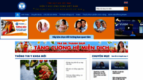 What Vienyhocungdung.vn website looked like in 2020 (3 years ago)