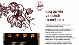 What Vinothek-coqauvin.de website looked like in 2020 (3 years ago)