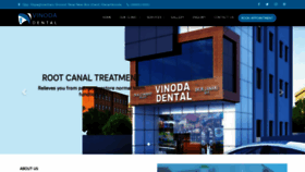 What Vinodadental.com website looked like in 2020 (3 years ago)