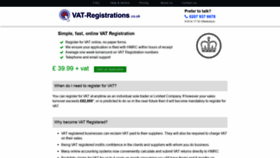 What Vat-registrations.co.uk website looked like in 2020 (3 years ago)