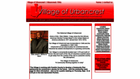 What Villageofurbancrestoh.us website looked like in 2020 (3 years ago)