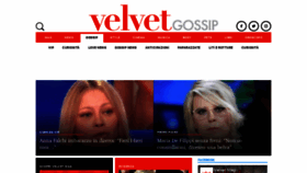 What Velvetgossip.it website looked like in 2020 (3 years ago)