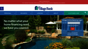 What Village-bank.com website looked like in 2020 (3 years ago)