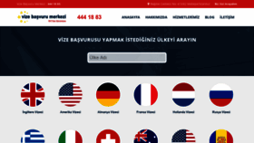 What Vizebasvurumerkezi.com website looked like in 2020 (3 years ago)