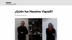 What Vignelli.com website looked like in 2020 (3 years ago)
