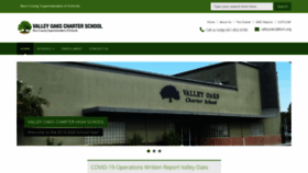 What Valleyoakscharterschool.org website looked like in 2020 (3 years ago)