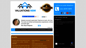 What Valsnsw.com.au website looked like in 2020 (3 years ago)