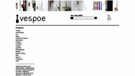 What Vespoe.com website looked like in 2020 (3 years ago)