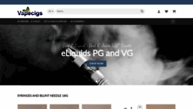 What Vapecigs.com.au website looked like in 2020 (3 years ago)
