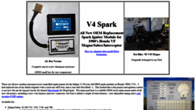 What V4spark.com website looked like in 2020 (3 years ago)