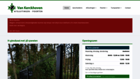 What Van-kerckhoven.be website looked like in 2020 (3 years ago)