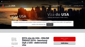 What Viza-usa.cz website looked like in 2020 (3 years ago)