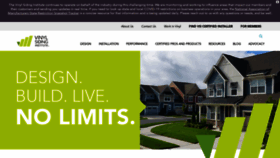 What Vinylsiding.org website looked like in 2020 (3 years ago)