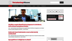 What Verzekeringsnieuws.nl website looked like in 2020 (3 years ago)