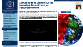 What Viande.info website looked like in 2020 (3 years ago)