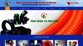 What Vietlongpower.vn website looked like in 2020 (3 years ago)
