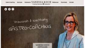 What Vanessakoch-training.de website looked like in 2020 (3 years ago)