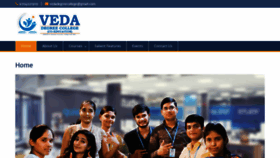 What Vedadegreecollege.com website looked like in 2020 (3 years ago)