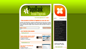 What Visual-pagerank.net website looked like in 2020 (3 years ago)