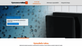 What Vysousec-rukou.cz website looked like in 2020 (3 years ago)