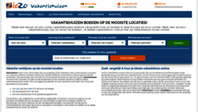 What Vakantiehuishurenonline.nl website looked like in 2020 (3 years ago)