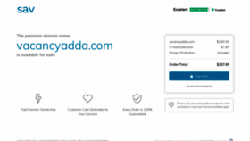 What Vacancyadda.com website looked like in 2020 (3 years ago)