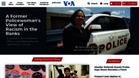 What Voanews.eu website looked like in 2020 (3 years ago)
