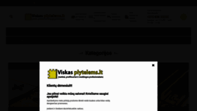 What Viskasplytelems.lt website looked like in 2020 (3 years ago)