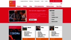 What Vivazorggroep.nl website looked like in 2020 (3 years ago)